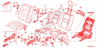 SEDILE ANTERIORE(D.)(1.4L)(1.8L)(DIESEL) per Honda CIVIC 1.4 TYPE-S 3 Porte 6 velocità manuale 2011