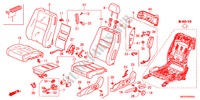 SEDILE ANTERIORE(S.)(1.4L)(1.8L)(DIESEL) per Honda CIVIC 1.4 TYPE-S 3 Porte 6 velocità manuale 2011