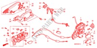 SERRATURE PORTIERE/MANIGLIA ESTERNA per Honda CIVIC 1.4 TYPE-S 3 Porte 6 velocità manuale 2011