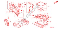 SISTEMA NAVIGAZIONE(LH) per Honda CIVIC 1.8 TYPE-S    PLUS 3 Porte cambioautomatico 2011