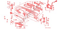 PANNELLO STRUMENTI(LH) per Honda CONCERTO 1.6I 4 Porte 5 velocità manuale 1993