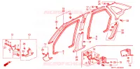 ABBELLIMENTO PILASTRO per Honda ACCORD 2.3 ISR 4 Porte 5 velocità manuale 1994