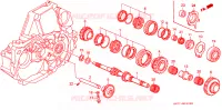 ALBERO PRIMARIO per Honda ACCORD 2.3 ISR 4 Porte 5 velocità manuale 1994