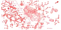 BARDATURA FILO MOTORE/MORSETTO per Honda ACCORD 2.3 ISR 4 Porte 5 velocità manuale 1994
