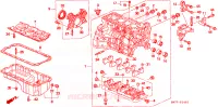 BLOCCO CILINDRO(DOHC) per Honda ACCORD 2.3 ISR 4 Porte 5 velocità manuale 1994