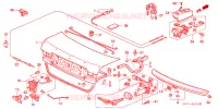 COPERCHIO BAULE per Honda ACCORD 2.3 ISR 4 Porte 5 velocità manuale 1994