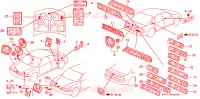 EMBLEME per Honda ACCORD 2.3 ISR 4 Porte 5 velocità manuale 1994