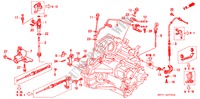 LEVA DI CONTROLLO per Honda ACCORD 2.2I VTEC 4 Porte 4 velocità automatico 1996