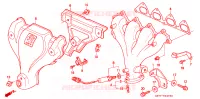 MOLTEPLICE SCARICO(SOHC) per Honda ACCORD 1.8 IS 4 Porte 4 velocità automatico 1996