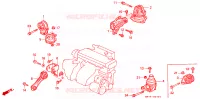 MONTATORI MOTORE(MT)(2) per Honda ACCORD 2.3 ISR 4 Porte 5 velocità manuale 1994