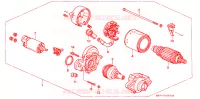 MOTORE AVVIATORE (MITSUBA/VALEO)(AT) per Honda ACCORD 1.8 IS 4 Porte 4 velocità automatico 1996