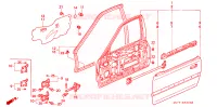 PANNELLI PORTIERE ANT. per Honda ACCORD 2.3 ISR 4 Porte 5 velocità manuale 1994