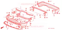 PARAURTI( '94) per Honda ACCORD 2.3 ISR 4 Porte 5 velocità manuale 1994