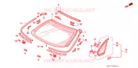 PARAVENTO POSTERIORE per Honda ACCORD 2.3 ISR 4 Porte 5 velocità manuale 1994