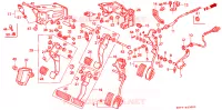 PEDALE(LH) per Honda ACCORD 2.3 ISR 4 Porte 5 velocità manuale 1994