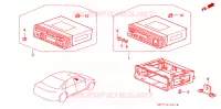 RADIO AUTOMATICA( '94) per Honda ACCORD 2.3 ISR 4 Porte 5 velocità manuale 1994
