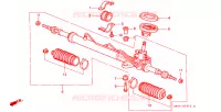 SCATOLA INGRANAGGIO P.S.(LH)('96) per Honda ACCORD 1.8 IS 4 Porte 4 velocità automatico 1996