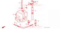 SERBATOIO LAVATORE per Honda ACCORD 2.3 ISR 4 Porte 5 velocità manuale 1994