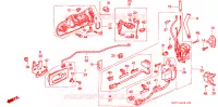 SERRATURE PORTIERE ANT. per Honda ACCORD 2.3 ISR 4 Porte 5 velocità manuale 1994