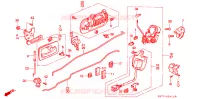 SERRATURE PORTIERE POST. per Honda ACCORD 2.3 ISR 4 Porte 5 velocità manuale 1994