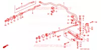 STABILIZZATORE ANTERIORE/ BRACCIO INFERIORE ANT. per Honda ACCORD 2.3 ISR 4 Porte 5 velocità manuale 1994