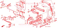 STABILIZZATORE POSTERIORE/ BRACCIO INFERIORE POST. per Honda ACCORD 2.3 ISR 4 Porte 5 velocità manuale 1994