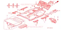 STOINO PAVIMENTO per Honda ACCORD 2.3 ISR 4 Porte 5 velocità manuale 1994