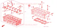 TESTATA(DOHC) per Honda ACCORD 2.3 ISR 4 Porte 5 velocità manuale 1994