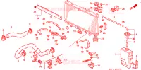 TUBO RADIATORE per Honda ACCORD 2.3 ISR 4 Porte 5 velocità manuale 1994