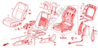 SEDILE ANTERIORE(RH) (LATO PASSEGGERO) per Honda CIVIC 1.8 EXI 4 Porte 5 velocità manuale 2006