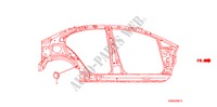 ANELLO DI TENUTA(LATO) per Honda CIVIC 1.8 S 4 Porte 6 velocità manuale 2009