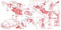 INTERRUTTORE COMBINAZIONE(RH) per Honda CIVIC 1.8 VXI 4 Porte 5 velocità manuale 2009