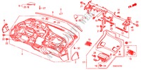 PANNELLO STRUMENTI(LH) per Honda CIVIC 1.8 ES 4 Porte 6 velocità manuale 2008