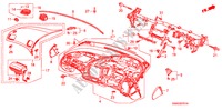 PANNELLO STRUMENTI(RH) per Honda CIVIC 1.8 EXI 4 Porte 5 velocità automatico 2008
