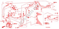 ARIA CONDIZIONATA(TUBI/CONDOTTI)(LH) per Honda CIVIC 1.8 S 4 Porte 6 velocità manuale 2010