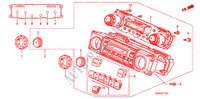 AUTO AIR CONDITIONERCONTROL(RH) per Honda CIVIC 1.8 SES 4 Porte 5 velocità automatico 2011