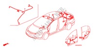 BARDATURA FILO(LH)(4) per Honda CIVIC 1.8 ES 4 Porte 6 velocità manuale 2010
