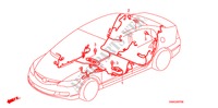 BARDATURA FILO(RH)(3) per Honda CIVIC 1.6 VXI 4 Porte 5 velocità automatico 2010