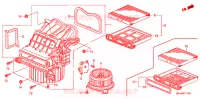 SOFFIATORE RISCALDATORE(LH) per Honda CIVIC EXI 4 Porte 5 velocità automatico 2011