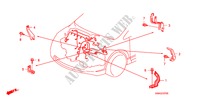 TIRANTE CABLAGGIO FILO MOTORE per Honda CIVIC 1.6 VTI 4 Porte 5 velocità automatico 2011