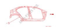 ANELLO DI TENUTA(LATO) per Honda CIVIC HYBRID MX 4 Porte pieno automatica 2011