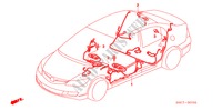 BARDATURA FILO(LH)(3) per Honda CIVIC HYBRID MX 4 Porte pieno automatica 2011