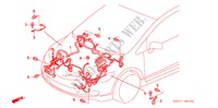 BARDATURA FILO(RH)(1) per Honda CIVIC HYBRID MXB 4 Porte pieno automatica 2011