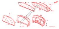 COMPONENTI INDICATORE(NS) per Honda CIVIC HYBRID MX 4 Porte pieno automatica 2011