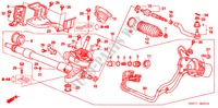 SCATOLA INGRANAGGIO P.S.(EPS)(LH) per Honda CIVIC HYBRID MX 4 Porte pieno automatica 2011