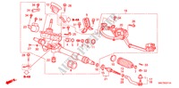 SCATOLA INGRANAGGIO P.S.(EPS)(RH) per Honda CIVIC HYBRID MXB 4 Porte pieno automatica 2011