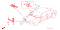 ARIA CONDIZIONATA(SENSORE) per Honda LEGEND LEGEND 4 Porte 4 velocità automatico 1992