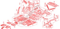 STRUTTURA CORPO(PANNELLO INTERNO) per Honda LEGEND LEGEND 4 Porte 5 velocità manuale 1992