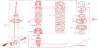 ASSORBITORE SCOSSE POST. per Honda LEGEND COUPE LEGEND 2 Porte 4 velocità automatico 1993