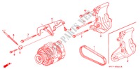 MENSOLA ALTERNATORE per Honda LEGEND COUPE LEGEND 2 Porte 5 velocità manuale 1995